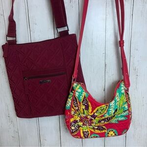 Lot of 2 Vera Bradley crossbody purses